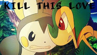 Pokemon AMV Emolga and Snivy  Kill This Love [upl. by Allerbag]