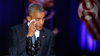 Barack Obamas final speech as president – video highlights [upl. by Kurman]