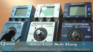 Review Zoom Multi Stomp by wwwGuitarthaicom [upl. by Annaid324]