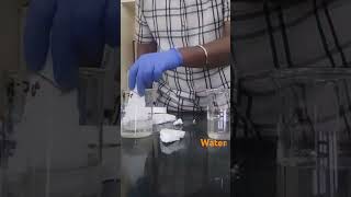 Acetone vs Styrofoam chemistry experiment science shorts trending viral education facts ai [upl. by Nwahsyt]