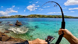 Extreme Solo Fishing On A Tiny Island Paradise [upl. by Anthea]