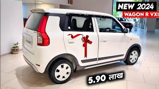 Maruti Suzuki Wagon r 2024 new model in india Wagon r vxi 2024 on road price features review [upl. by Eartnoed]