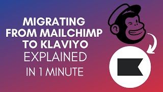 How To Migrate From Mailchimp To Klaviyo 2025 [upl. by Anitsirt]