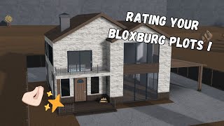 🔴 LIVE RATING YOUR BLOXBURG HOUSES [upl. by Irmine]