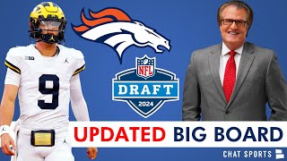 Denver Broncos Draft Targets Via Mel Kipers Updated 2024 NFL Draft Big Board [upl. by Selby]