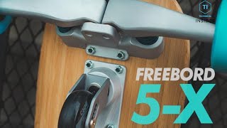 FREEBORD 5X SKATEBOARD HILL BOMB TECHNOLOGY [upl. by Starr]