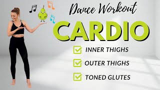 🔥40 Min DANCE CARDIO for GLUTE amp THIGH SCULPTING🔥SADDLEBAG BURN🔥PEAR SHAPE FRIENDLY🔥NO JUMPING🔥🍐🍐🍐 [upl. by Adham]