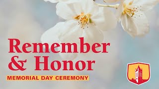 2024 Memorial Day Ceremony – ISU Retirees Association [upl. by Ailero937]