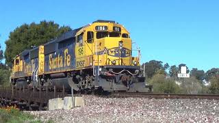 BNSF 172 and 196 28mar18 [upl. by Bergin76]