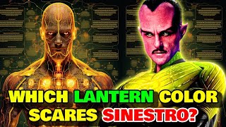 Sinestro Anatomy Explored  Why Such A Powerful Being Like Sinestro Is Afraid Of Blue Lanterns [upl. by Saundra]