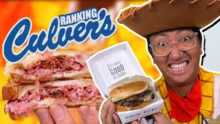 Ranking EVERYTHING at Culvers [upl. by Bunting]