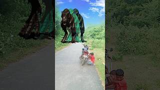 Real Jurassic world trex vs triceratops part 904 shorts dinosaur trex jurassicworld fight [upl. by Kcirdlek]