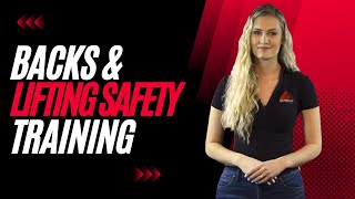 Proper Lifting ToolBox Talk Training Video  6 Rules of Proper Lifting  Lifting Techniques [upl. by Elleira]