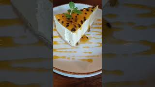 Passion fruit Cheesecake 😮asmr shortvideo shorts shor [upl. by Aidyn]