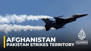 Afghanistan says Pakistani strikes on its territory have killed at least eight people [upl. by Aknayirp]