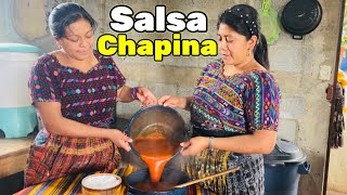 Salsa Para Hacer Chuchitos Guatemaltecos  Pasó a Paso [upl. by Airdnassac]