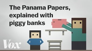 The Panama Papers explained with piggy banks [upl. by Siloam844]