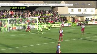 Highlights Forest Green Rovers 02 Scunthorpe United [upl. by Alorac]