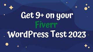 Fiverr WordPress Skill Test Answers  Top 10 Score [upl. by Gut]