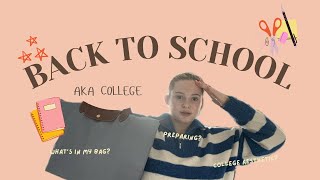 STARTING COLLEGE  back to school vlog 2024 [upl. by Jaffe]