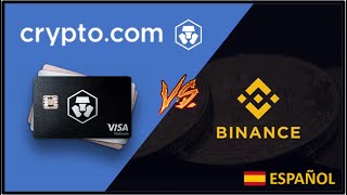 BINANCE vs CRYPTOCOM 💥 ¿Cuál es el MEJOR EXCHANGE ¿COMISIONES [upl. by Ketti]