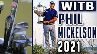 Phil Mickelson used TWO DRIVERS to win US PGA CHAMPIONSHIP  WITB 2021 [upl. by Callie145]