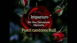 Impanuro par Jean Damascene performanced by Puer cantores Ruli [upl. by Hidie]