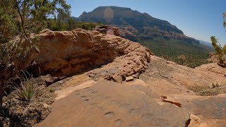 Reptile Fossil Trackway  Sedona Arizona [upl. by Lantha]