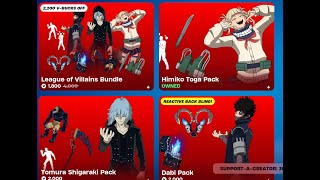 MHA Skins in Todays Amazing FORTNITE Item Shop Revealed 10052024 [upl. by Liebowitz]