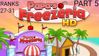 Papas Freezeria HD Part 5 Ranks 2731 [upl. by Morentz909]