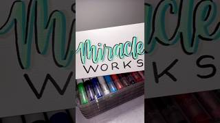 Unboxing Miracle Works Acrylic Paint Markers with 60 Colors 💚💙🩷 [upl. by Capone]