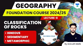 Classification of Rocks  Igneous Sedimentary and Metamorphic Rocks  Geography  Anirudh Malik [upl. by Noyek]