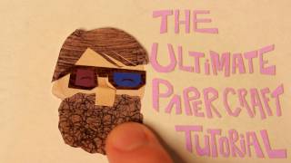 How to Make Paper Craft Stopmotion Cutout Animation Tutorial Pt 1 [upl. by Yntirb]