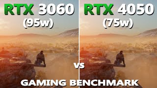 RTX 4050 75w vs RTX 3060 95w Gaming Benchmark Test  Acer Nitro V vs Acer Nitro 5 Gaming Test [upl. by Fox]