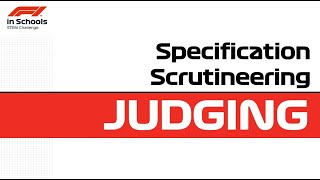 Specification amp Scrutineering Judging [upl. by Nolie]