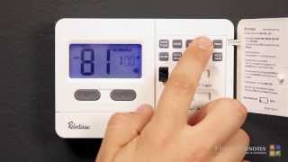 Programming Your Robert Shaw Thermostat [upl. by Nagem996]