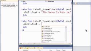 Visual Basic 2010 Express Tutorial 2  Events [upl. by Ahcirt54]