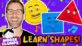 🔺 Shapes Song  Learn Shapes with Mooseclumps  Kids Learning Videos and Songs [upl. by Normac]