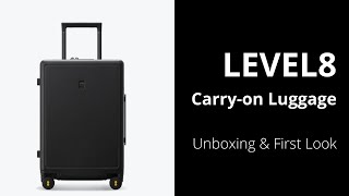 Level8 Carry on Luggage  Unboxing and First Look [upl. by Annais]