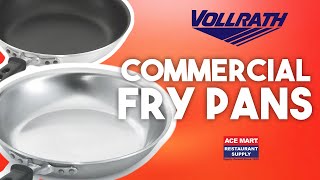 Vollrath Commercial Fry Pans [upl. by Annanhoj]