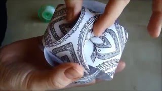 Hattifant  Triskele Paper Balls TUTORIAL [upl. by Arturo712]