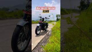 BSA Goldstar 650 ASMR amp Exhaust Sound  Bikewale shorts goldstar650 [upl. by Sidnarb]