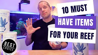 My 10 MUST Have Items To Run My SPS Coral Reef Tank Aquarium [upl. by Mosley]