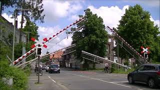 Bahnübergang Gronau Westfalen  German Railroad crossing  Duitse Spoorwegovergang [upl. by Yztim]