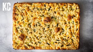 AMAZING Same Day FOCACCIA Bread Recipe Focaccia Genovese Style [upl. by Wiles]