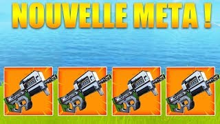 NOUVELLE META AVEC LE NOUVEAU PISTOLET MITRAILLEUR COMPACT sur FORTNITE BATTLE ROYALE [upl. by Attelrak]