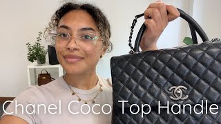 Chanel Coco Top Handle Bag Review [upl. by Ssepmet]