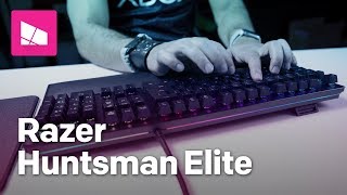 Razer Huntsman Elite keyboard review A gamingfocused game changer [upl. by Annavaig]