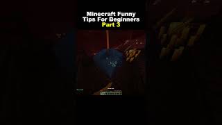 Minecraft Funny Tips For Beginners Part 3 minecraft minecraftjokeshindi funny [upl. by Amian]