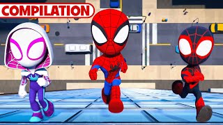 Marvels Spidey and his Amazing Friends S1 Full Episodes  90 Minute Compilation  disneyjr [upl. by Riba]